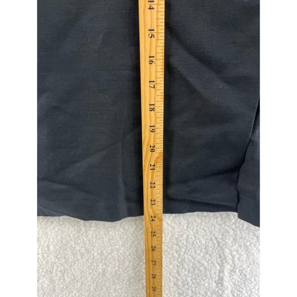 Nygard Collection Womens Pencil Mini Skirt Black Back Slit Pockets Zip 14 - Picture 4 of 10